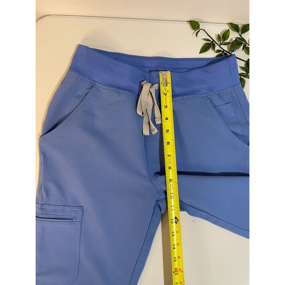 Figs Womens Technical Collection Jogger Scrub Pants In Blue S Adjustable Waist - Picture 11 of 12